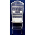 Yml YML 6804-4814WHT Shall Top Small Bird Cage with Stand in White 6804_4814WHT